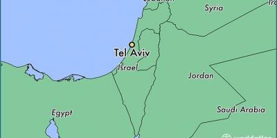 Kaart Tel Avivi maailma
