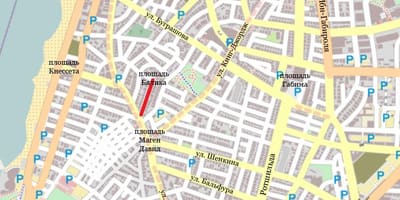 Street map Tel Aviv iisrael